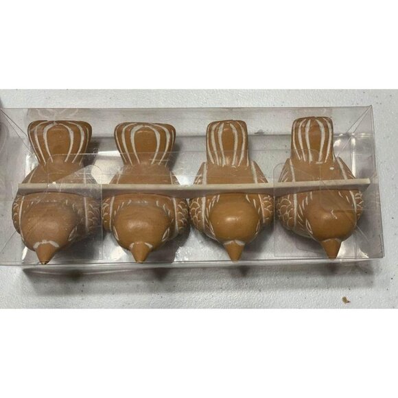 Set of 4 bird place card holders picture holders small bird decoration figurines - Picture 5 of 5